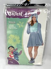 Disney Lilo Stitch Blue Costume Dress Child Girl Small 4-6 Spirit Halloween