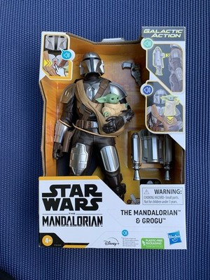 Star Wars The Mandalorian & Grogu Galactic Action Interactive Action Figures NEW