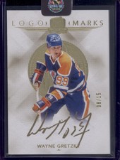 2024-25 The Cup Wayne Gretzky Gold Foil Logo Marks Gold Ink Auto HOF SSP /15