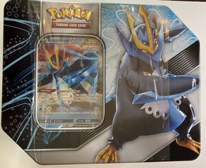 pokemon trading card games v strikers tin empoleon v V Strikers Tin: Empoleon V