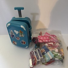Our Generation Bon Voyage And Rolling Suitcase 18 Doll Accessory Set With More
