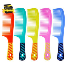 5 Pcs Combs for Women, Tooth Comb Set, Styling Essentials round Comb with Handle