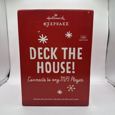 2014 Hallmark Keepsake Deck the House Tabletop MP3 Player Light Show - Retired