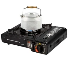 Portable Single Burner Camp Stove for Outdoor Cooking and BBQ