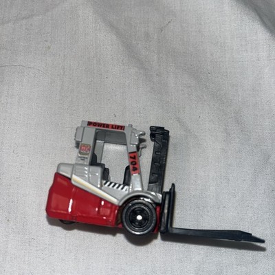 Matchbox Power Lift Forklift Red Grey Construction Vehicle 2014 MB988 3 