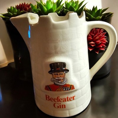 ''Beefeater Gin'' Collectible Advertising Pitcher Barware 