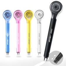 Alopuxi 5pcs Correction Tape Pen, White, 1/5" x 236", Push-pull Protective Cover