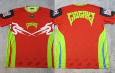 Glo Gang Glory Boyz Shirt Mens XL Red Neon Green Chief Keef Rap Hip Hop Concert
