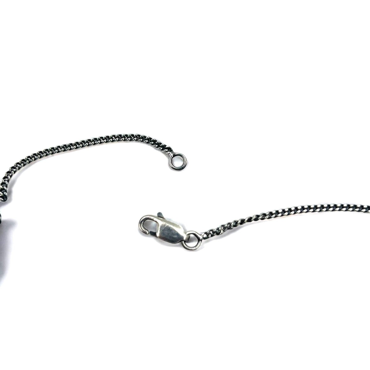 GUCCI Italy Made Fancy Cross Necklace Choker Pendant Silver SV925 