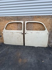 1955 Vw Volkswagen Beetle Bug Type 1 Left Right Door Pair - Vintage Oem