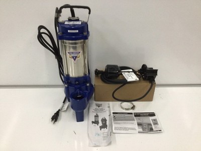 Pro Series Pumps E7105-NS Single Phase, 1 hp, 115V AC, 2 in Max. Dia. Solids