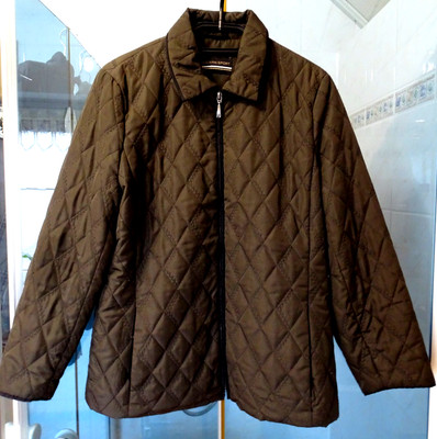 Braune Damensteppjacke Gr: 38 von MODERN SPORT