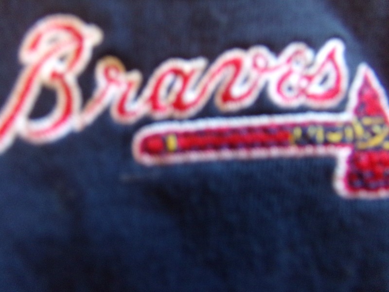 ATLANTA BRAVES Women's "Polo Collar Shirt" Blue New W/Tag Size ( XL) Retail $75