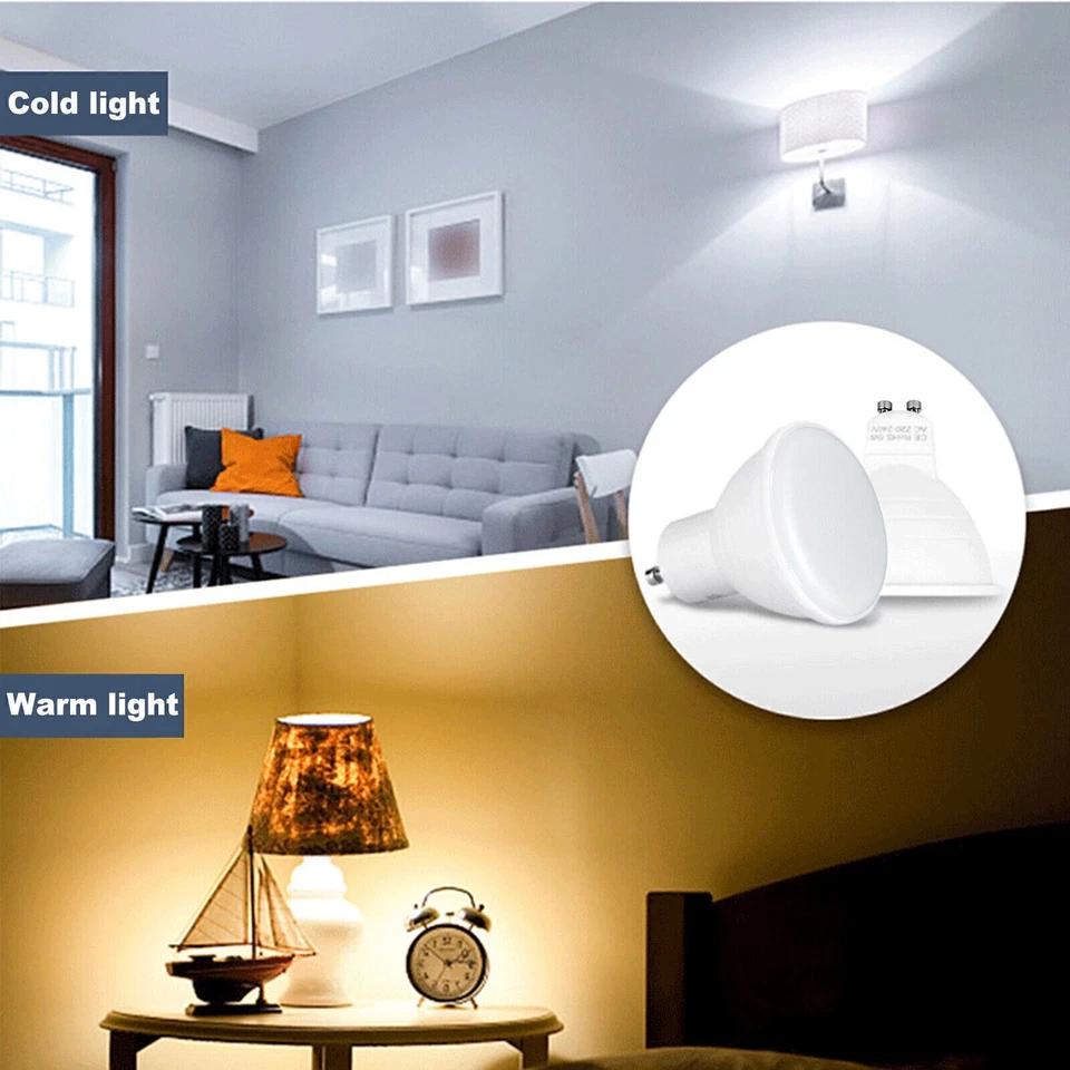 1-10X GU10 220V LED Globe Bulb Light Spotlight Lamp DownLight Beam Bright Angle - image 3 of 4