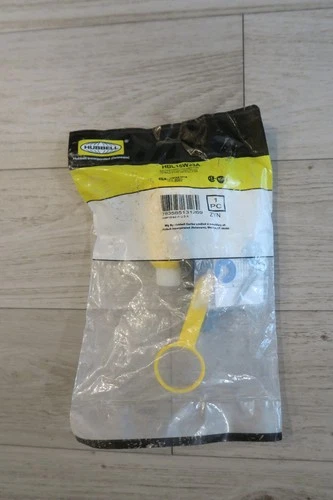 HUBBELL HBL15W33A WATERTIGHT CONNECTOR NEMA 5-20 20A 125V 2P 3W YELLOW