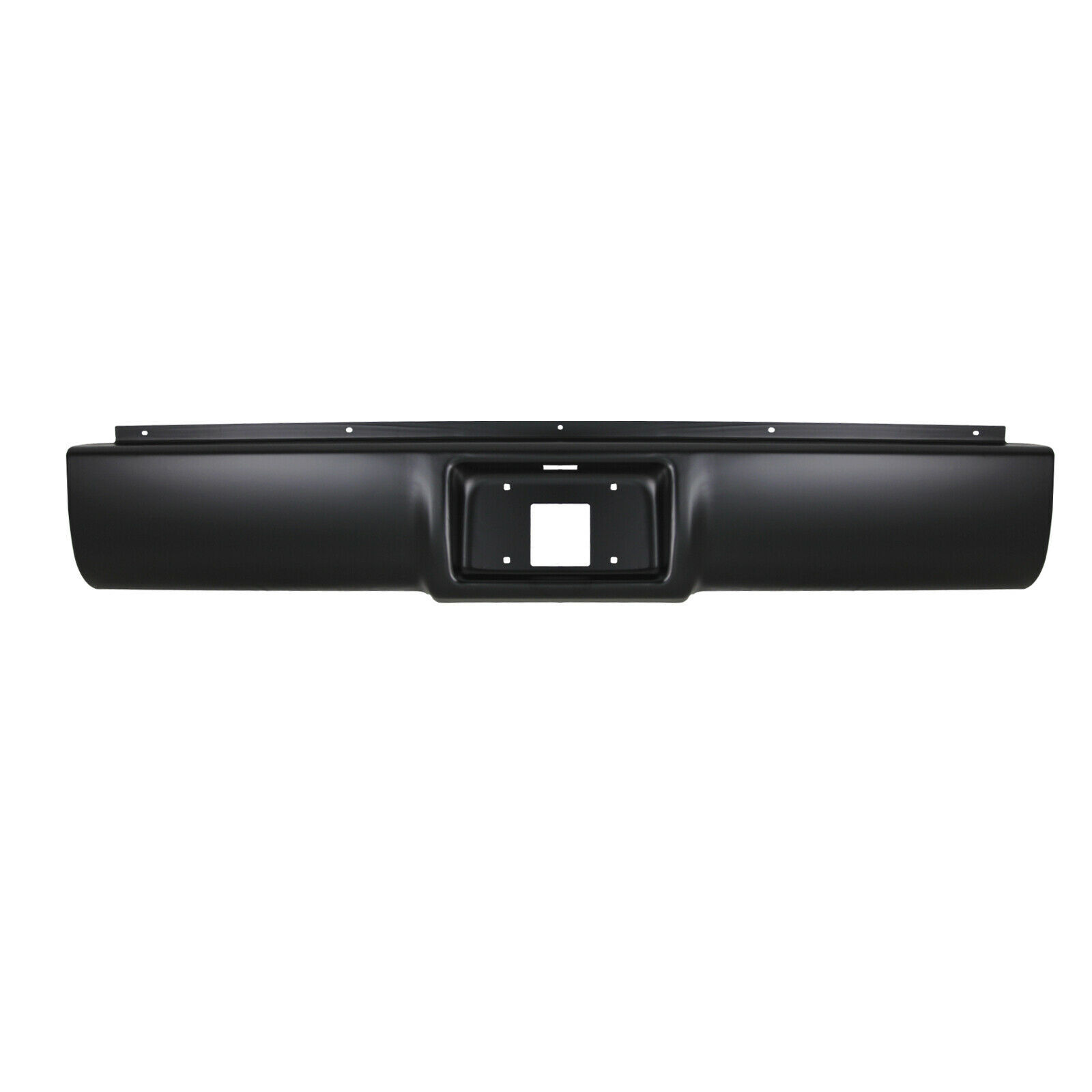Black Steel Rear Bumper Roll Pan For 8898 Chevrolet C1500 2500 3500