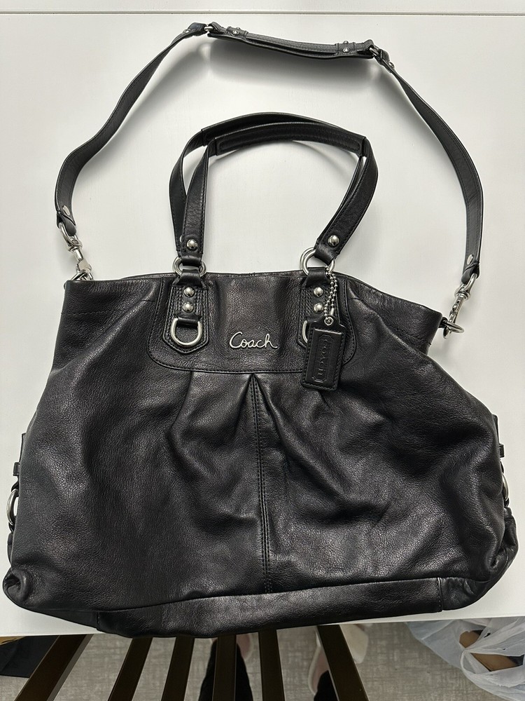 Black Coach Ashley Satchel Carryall