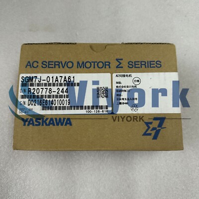 Yaskawa SGM7J-01A7A61 AC SERVO  MOTOR  NEW