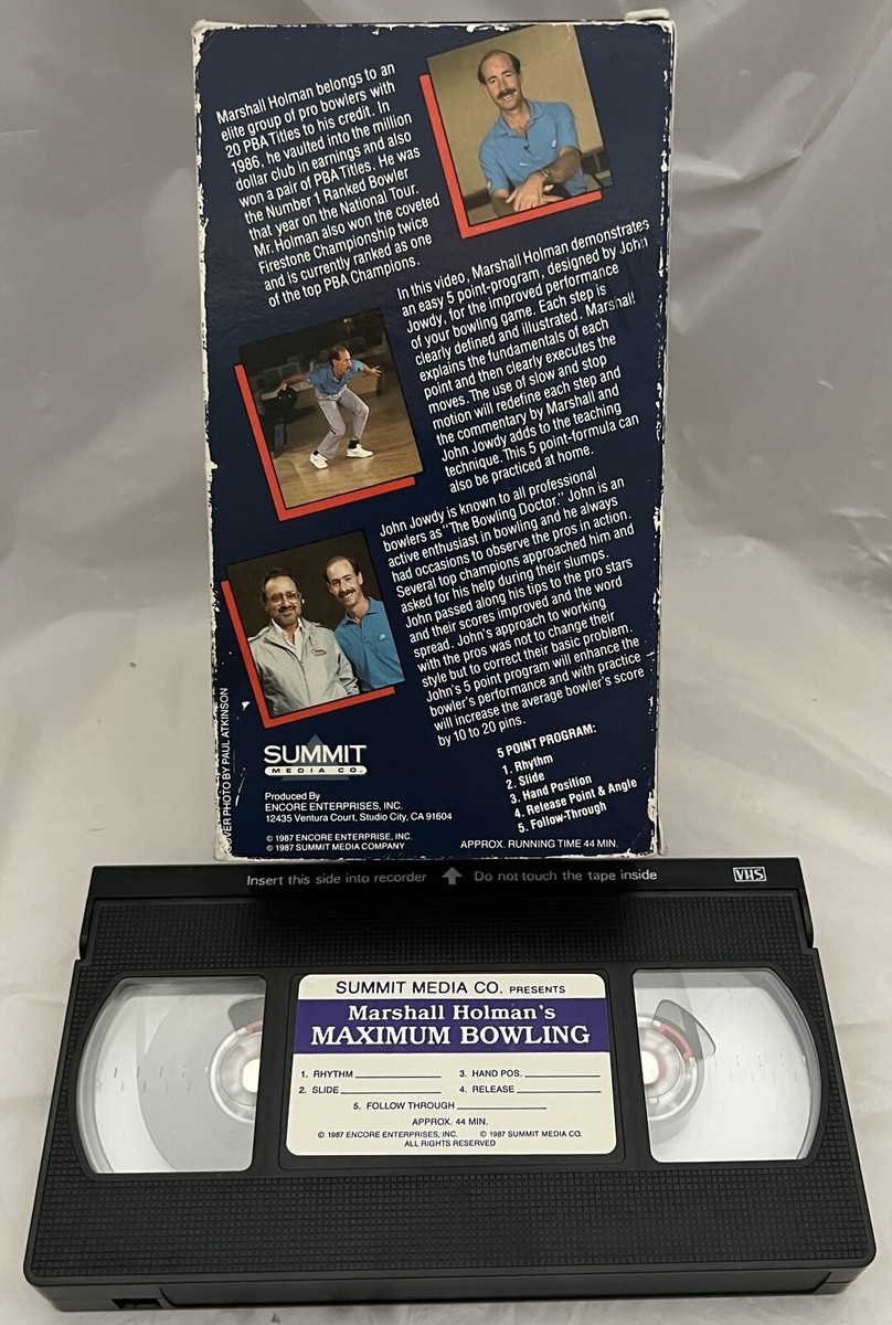 Maximum Bowling [VHS Tape] Marshall Holman | eBay