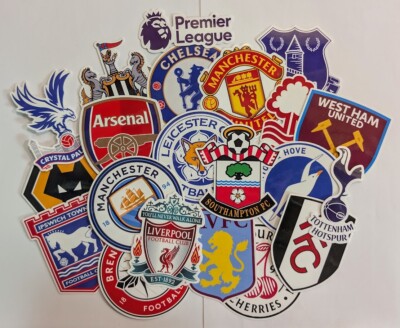 English Premier League (EPL) Team Stickers - 2024-25 season teams available