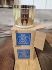 2PK Bath & Body Works Golden Berry Mistletoe 3 Wick Large Candles NEW
