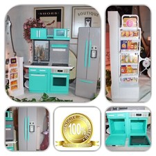 MY LIKE AS FULL KITCHEN PLAY SET LIGHT  SOUND W/BARBIE GROCERY STAND  2021 