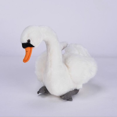 white swan stuffed animal
