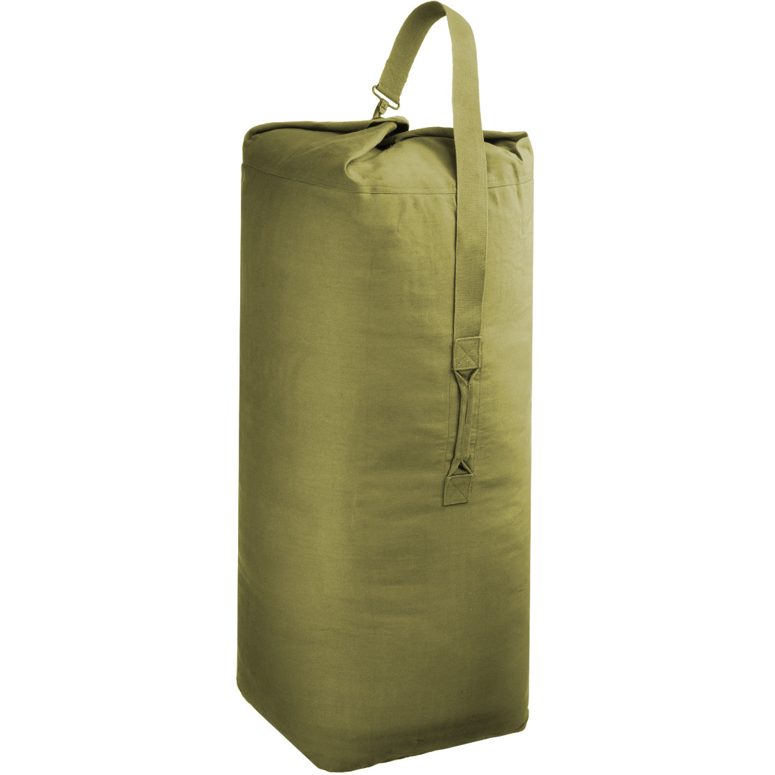 Highlander Army Kit Bag 14"" Base Medium Military Canvas Holdall Heavy Duty Olive