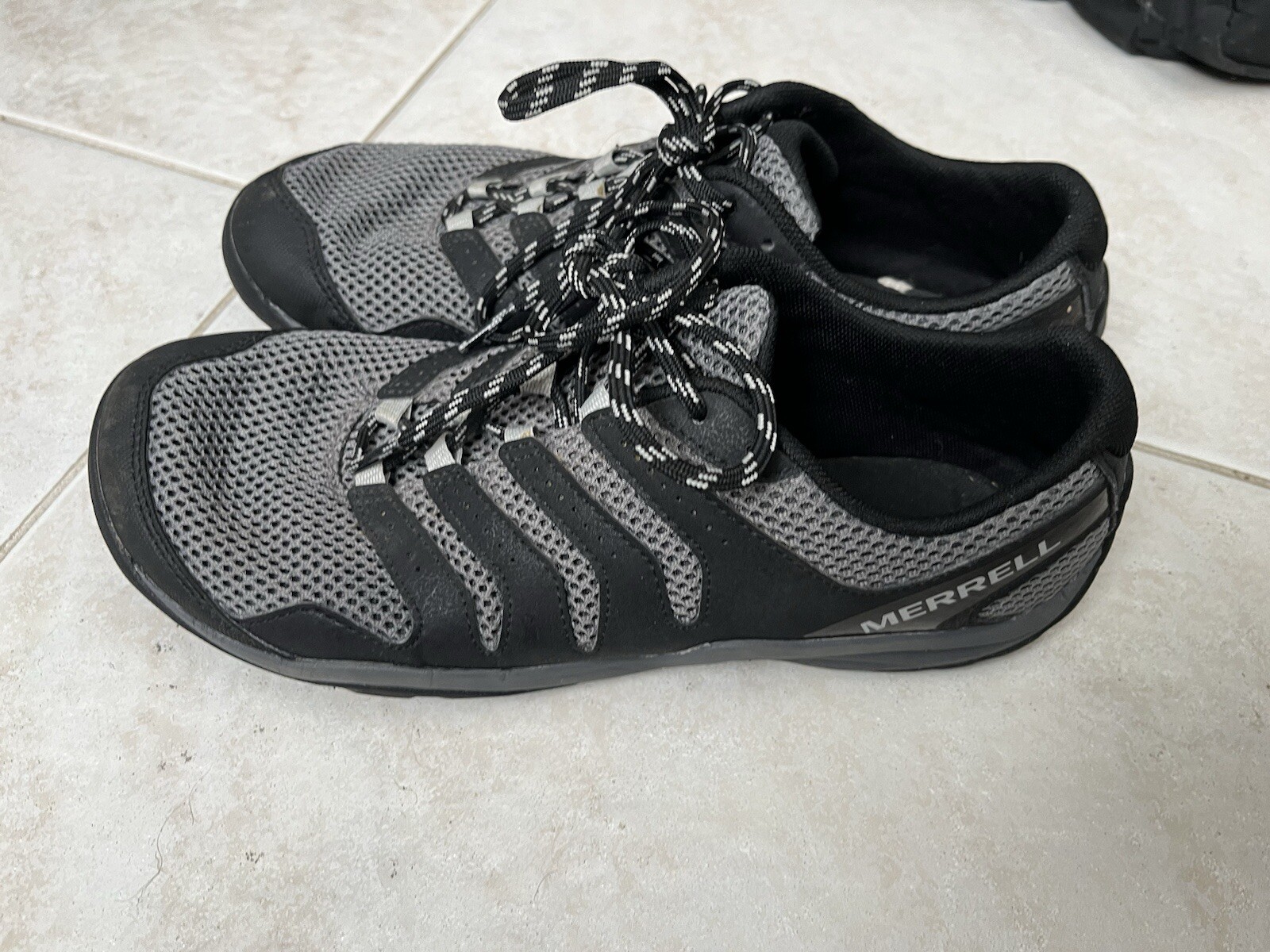 Scarpe da corsa Merrell Barefoot donna grigie taglia 9 5 scarpe da ginnastica sneakers