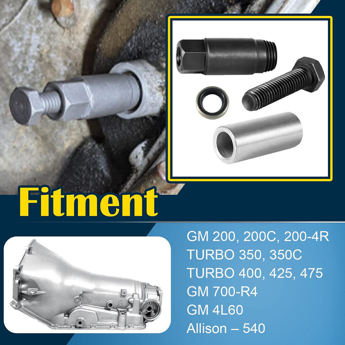 Transmission Shifter Seal Remover with Seal For GM 4L60 Turbo 400 350