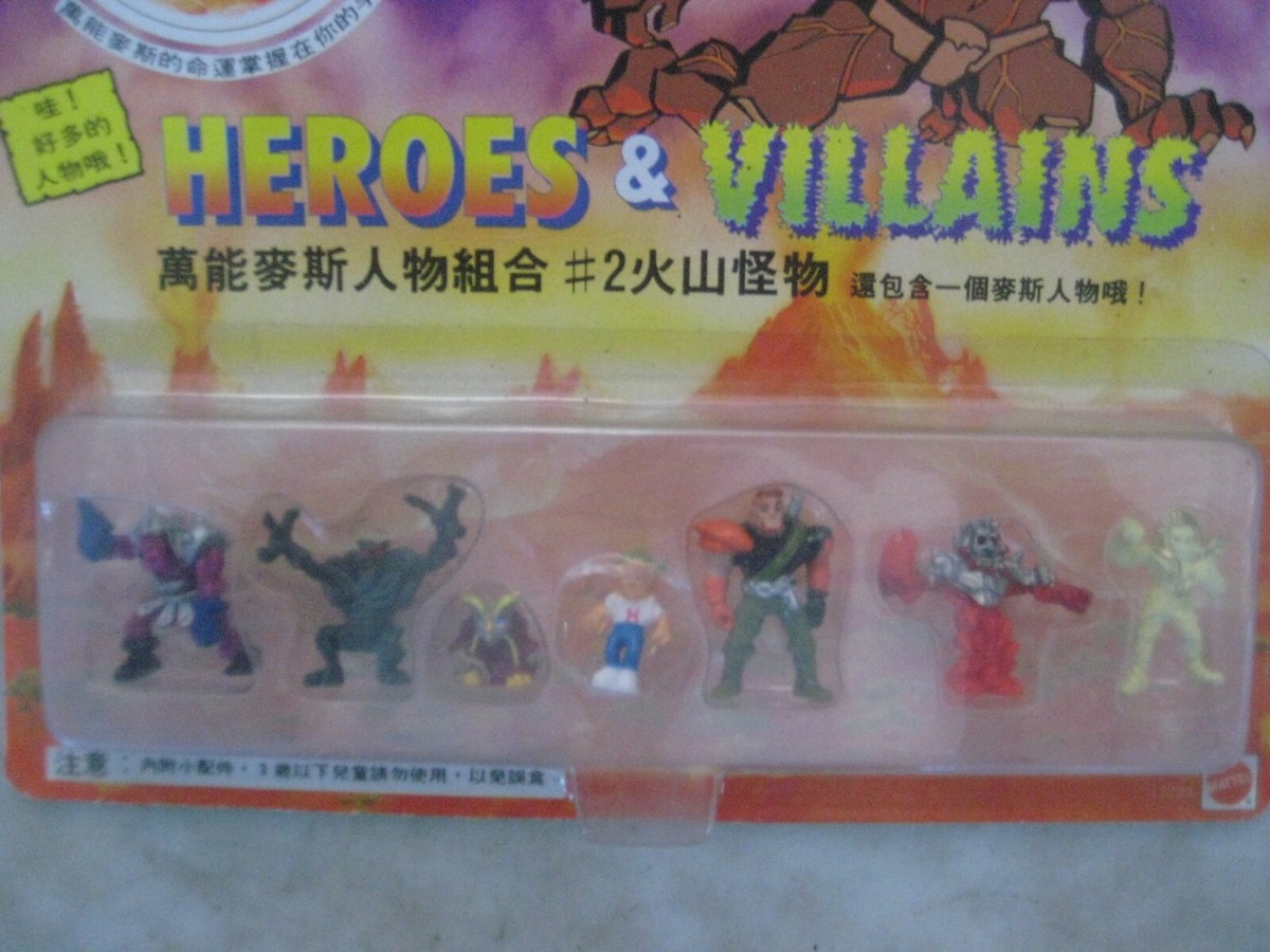 NEW Vtg 1994 Mattel Mighty Max Heroes & Villains Collection #2
