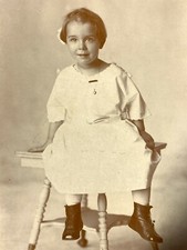 X3 Photograph 1900-1910's Girl Portrait