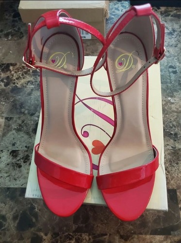 red single sole heels