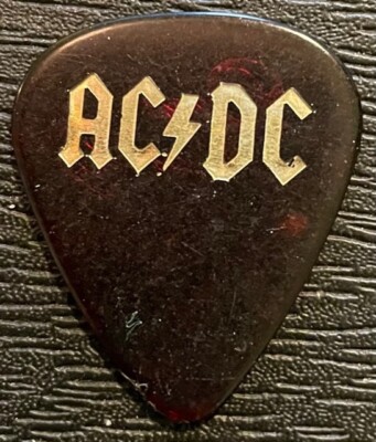 AC/DC / DEAN MARKLEY / 1988 / BLOW UP YOUR VIDEO / TOUR GUITAR PICK | eBay