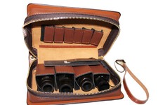 Genuine leather 4-pc Saxophone Mouthpiece Pou...