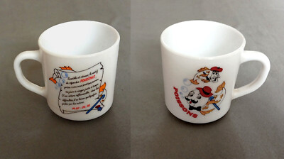 Mug Arcopal – Signe Astrologique Poisson – Blanc