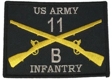 COMBAT INFANTRYMAN 11B PATCH ARMY INFANTRY GRUNT SF SPECIAL FORCES RIFLE