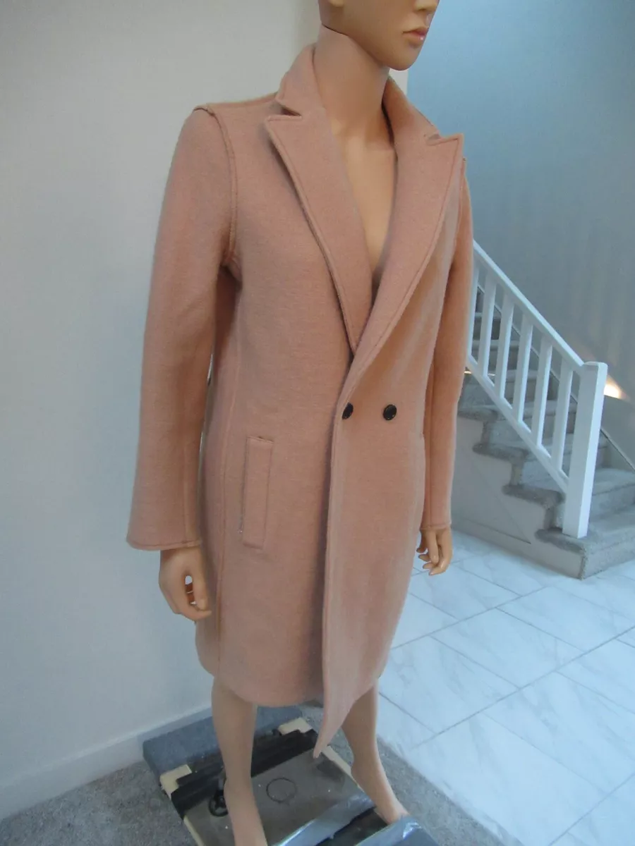 J. Crew Daphne Womens Italian Boiled Wool Overcoat Coat Camel 4