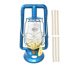 Light Of Mine - Dietz 10 Monarch Blue With Gold Trim Including Replacement Wick