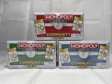 Rare Monopoly Surprise - Community Chest - Exclusive Set of 3 Sealed