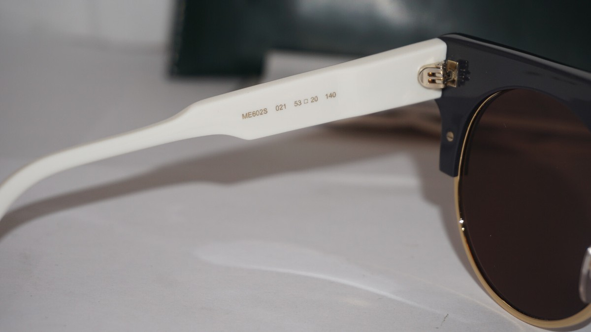 MARNI New Sunglasses Cateye Dark Grey Gold Brown ME602S 021