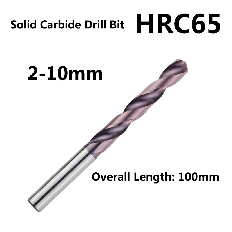 Long carbide clearance drill bits