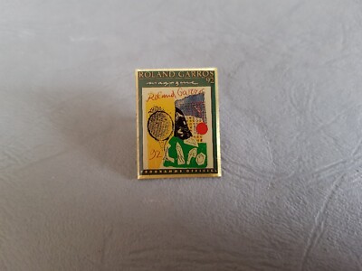 Pin's Sport Tennis Roland Garros 92 - Collector Affiche Tournoi - Occasion Bon état