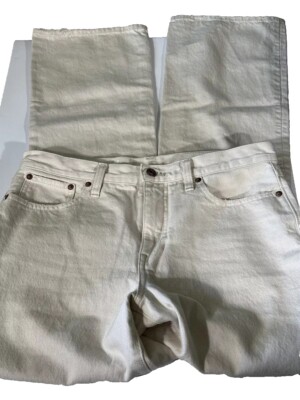 NWT J Crew Demi Boot White Denim 29 T Jeans Reimagined Cotton 33 1/2  Inseam