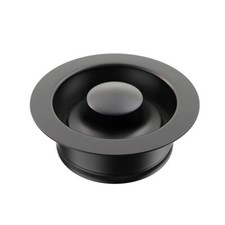Black Sink Flange for Garbage Disposal and Sink Stopper Stainless Steel Fit U...