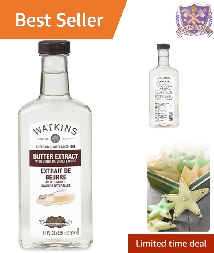 Butter Extract 11 oz Natural Flavors Non-GMO Gluten Free Bak