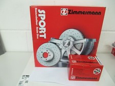Zimmermann Sportbremsscheiben und -beläge mit Wkt. Mercedes E-Klasse W212 Vorne