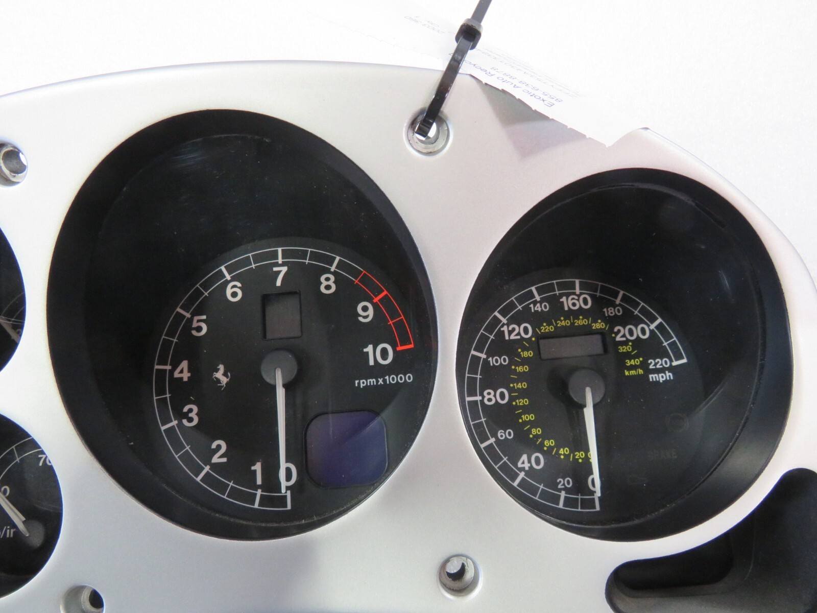 Ferrari 360, Spider, F1 Speedometer Head / Cluster, Used, P/N 186383