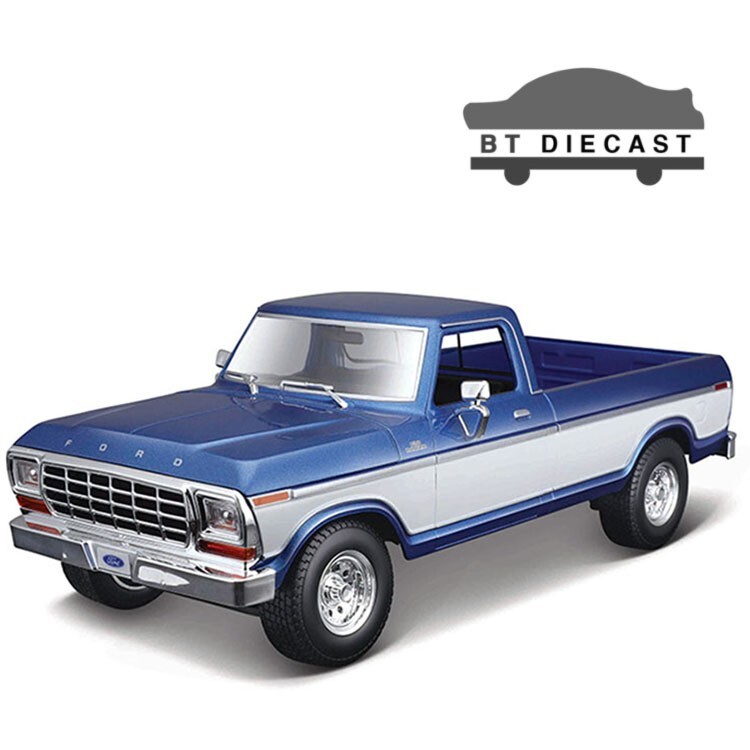 Maisto 1979 Ford F150 Pickup 特別版 MAISTO 1979 FORD F-150 PICK UP TRUCK 1/18 DIECAST MODEL BLUE