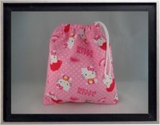 Gymnastics Leotard Grip Bags / Hello Kitty Tea Gymnast Birthday Goody Bag